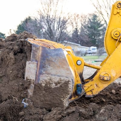 machine excavating so get a quote on residential excavation in pa and beyond