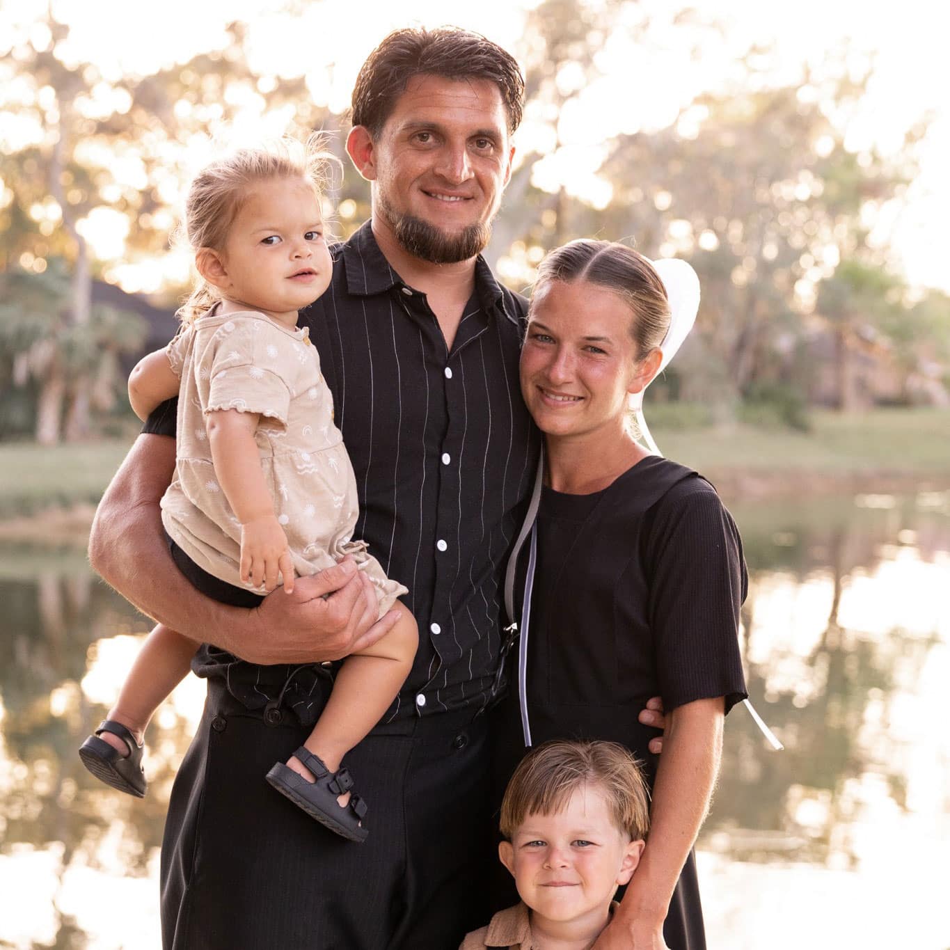 family photo of site prep gravel foundation employee for the about us page