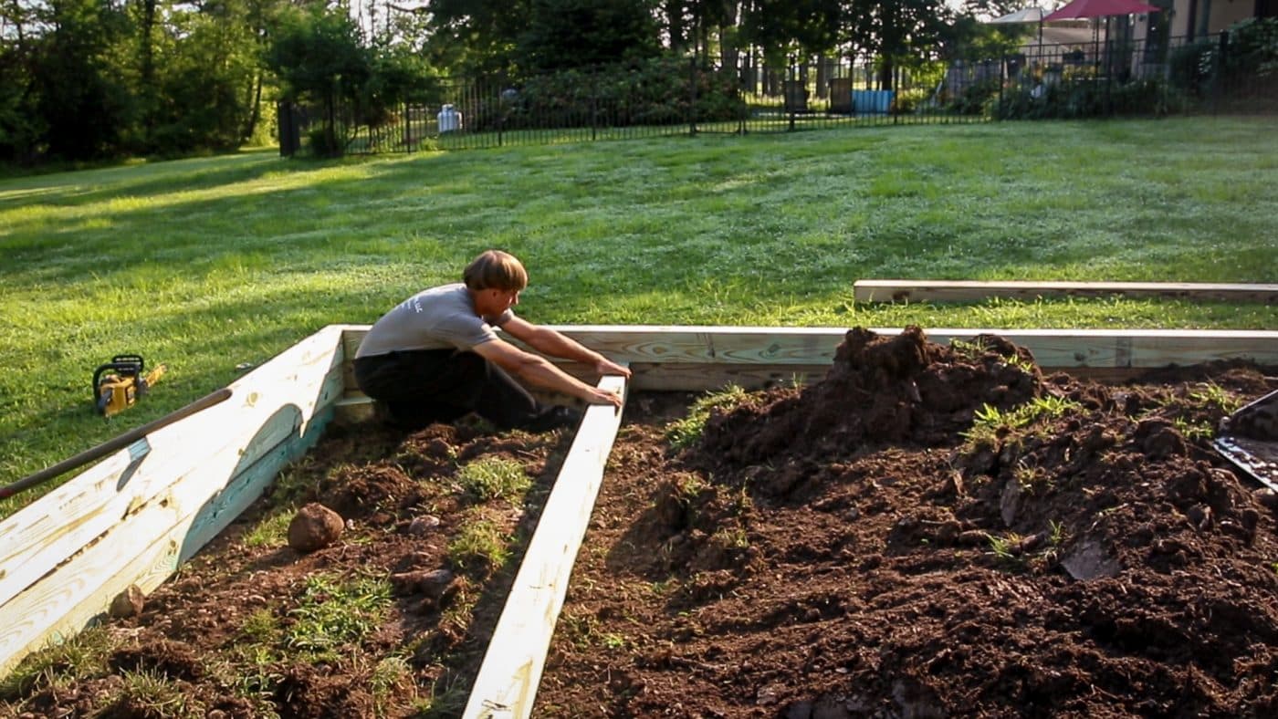 Installing a shed foundation in Connecticut