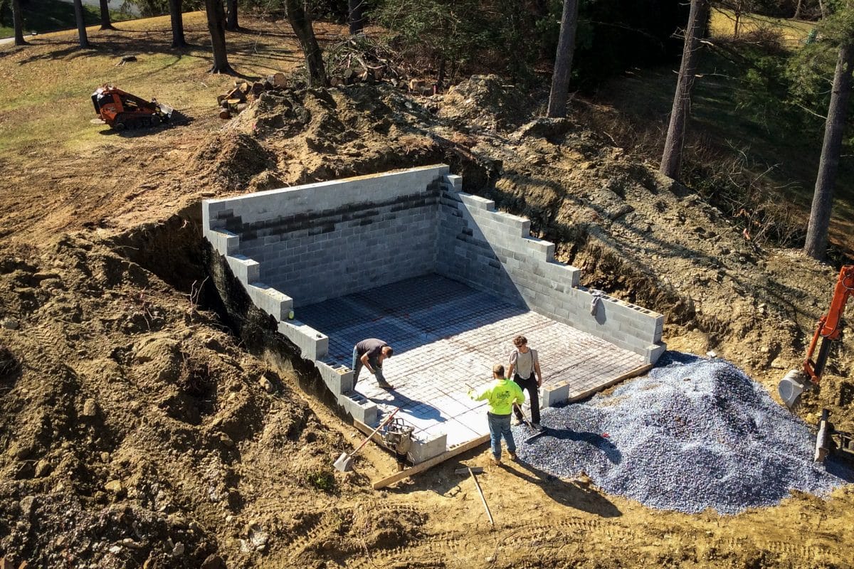 Concrete foundation installation available in Delaware