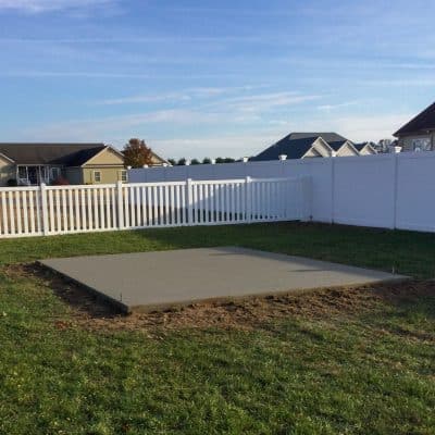 get a free quote on a floating concrete pad