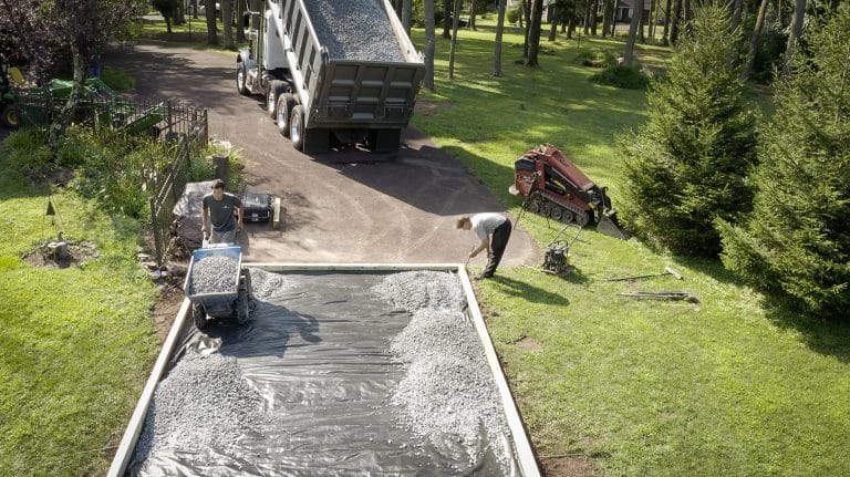 How to install a gravel shed foundation