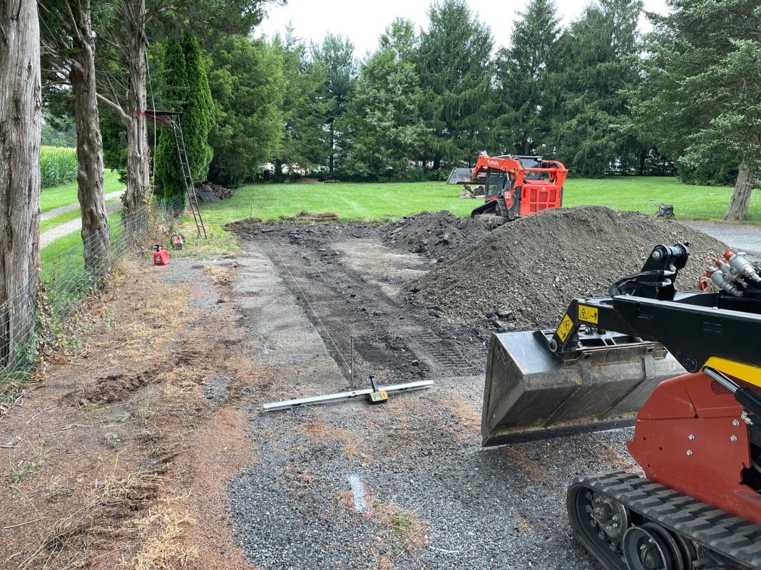 Pole barn foundation