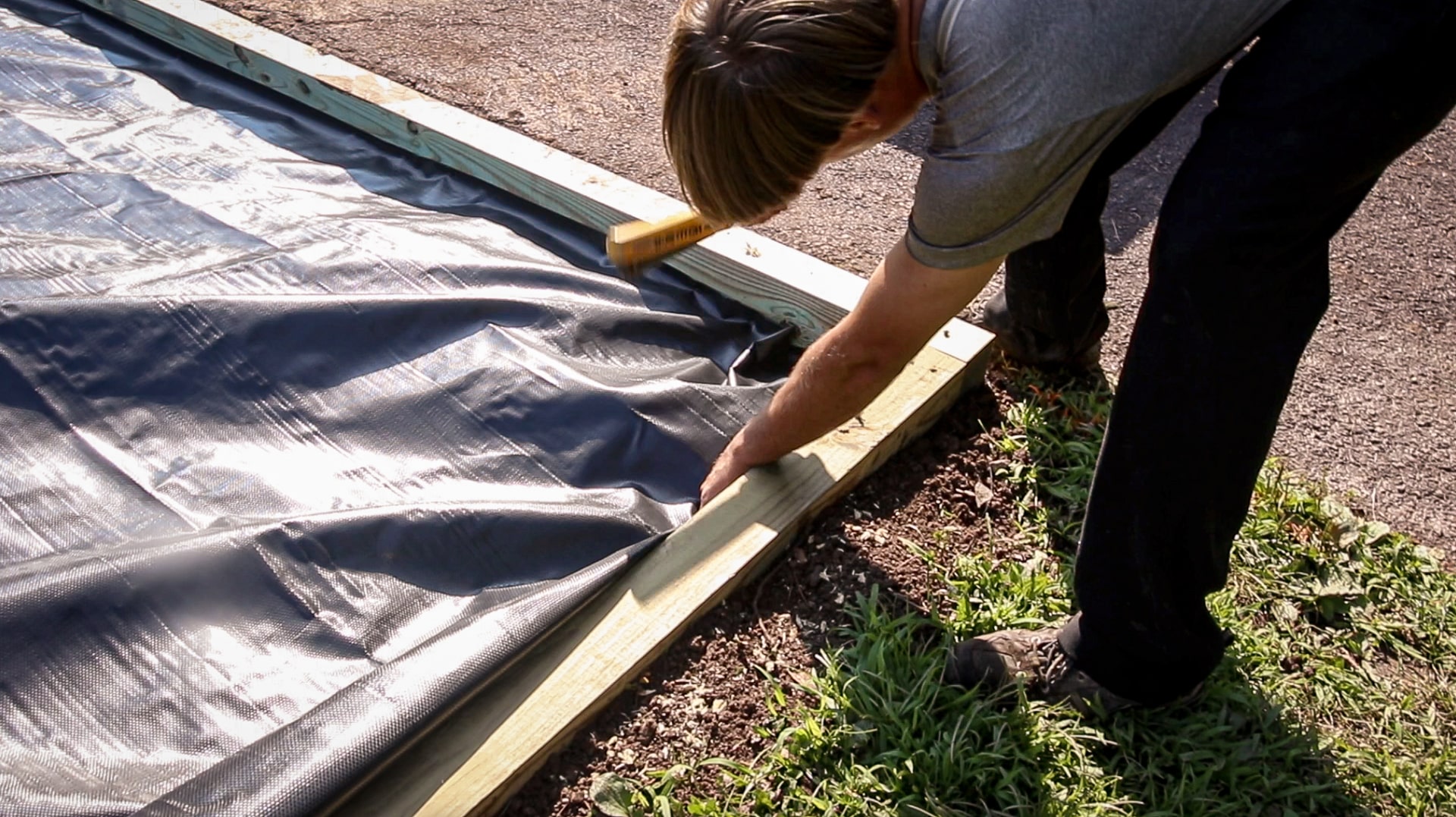 How to level ground for a shed