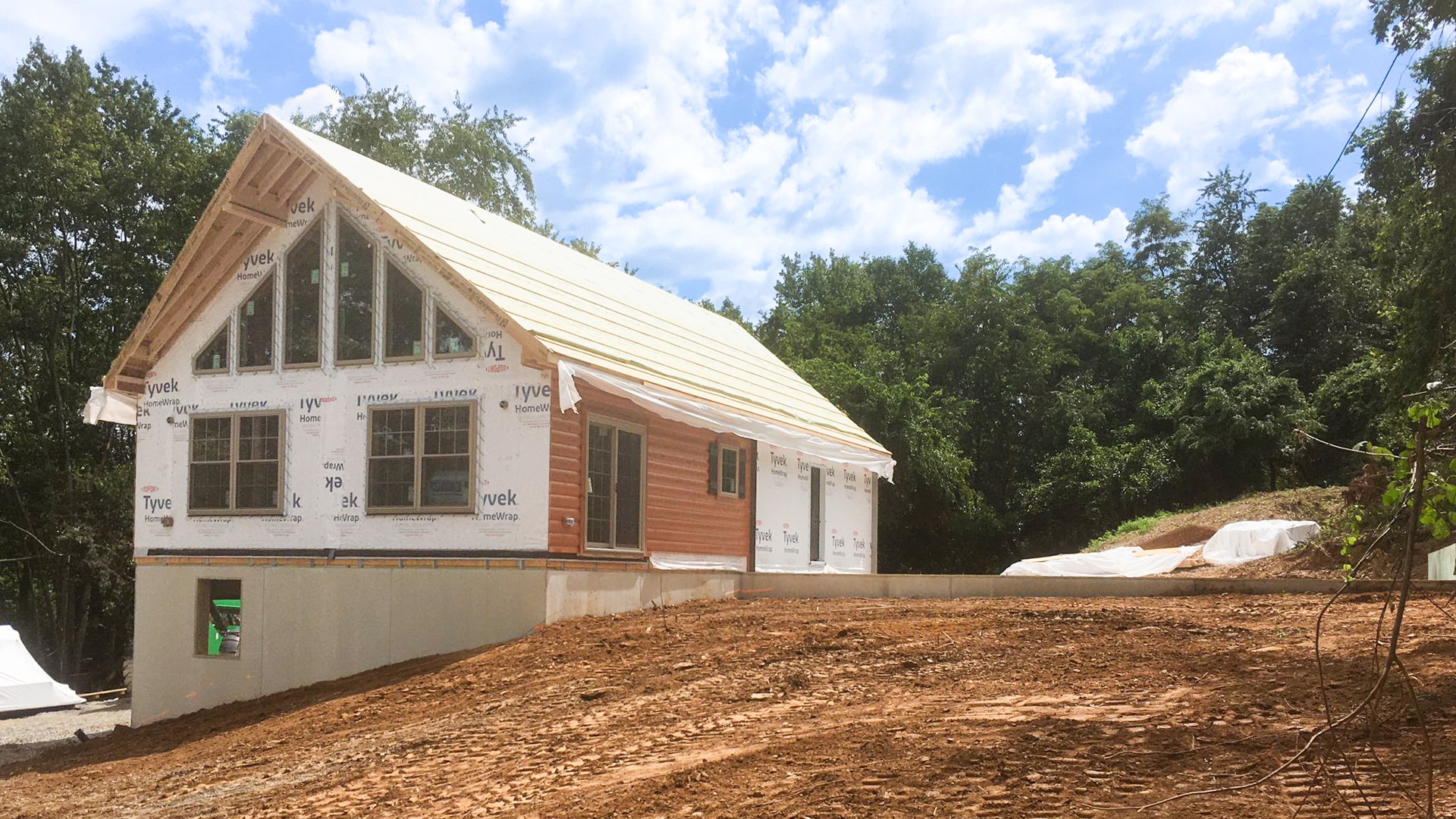 house by residential excavation work