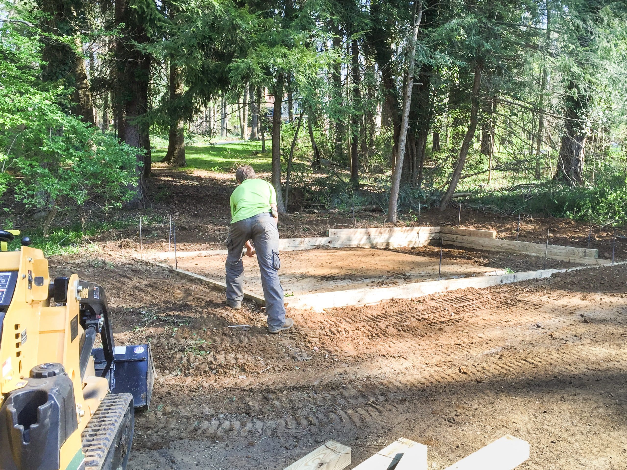 A gravel shed foundation company working in PA, NY, and NJ